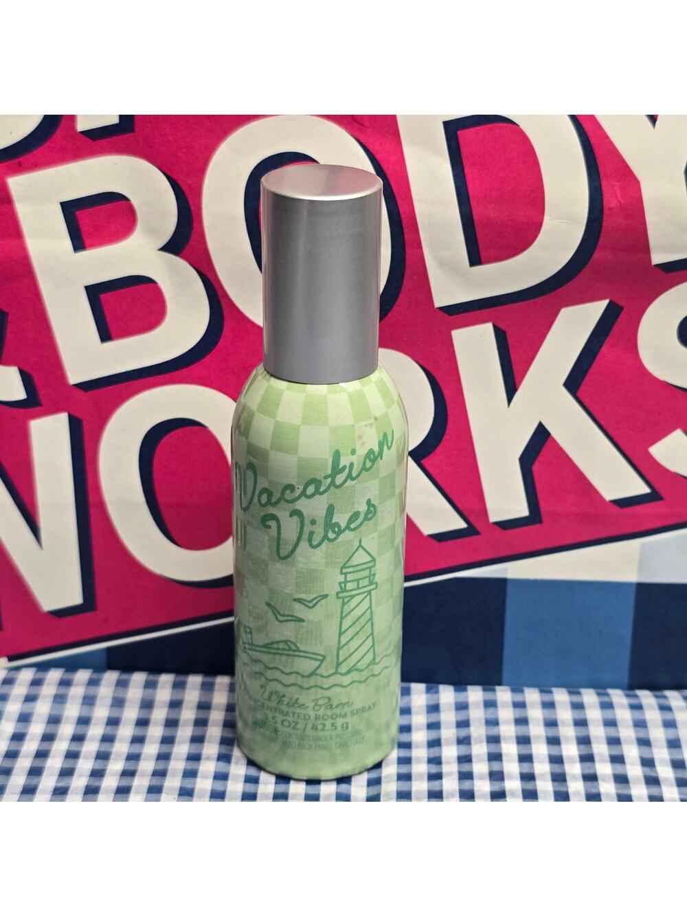 BBW Vacation Vibes Home Room Fragrance Spray White Barn